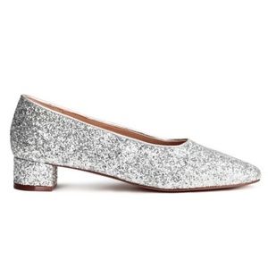 H&M Glitter Kitten Heel